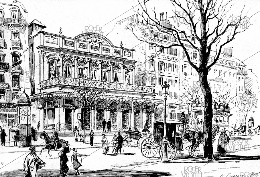 Croquis ancien du Théâtre