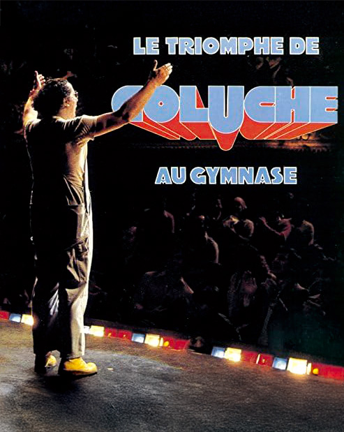 Affiche de Coluche qui se produit du Théâtre